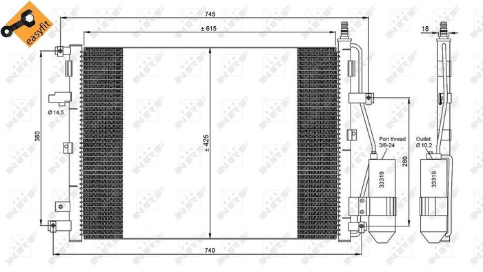 Condenser AC-20VO15_35876-NR