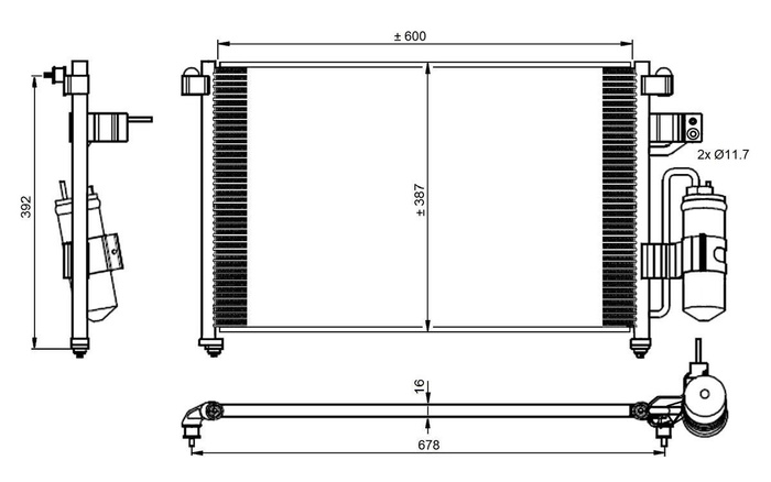 Condenser AC-20DA10_350016-NR
