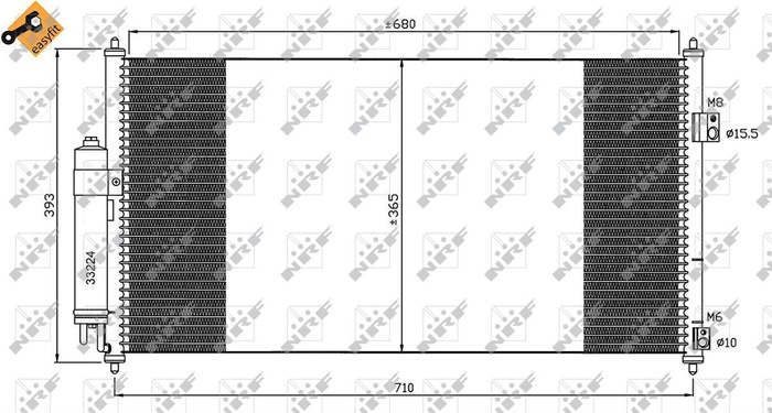 Condenser AC-20NI09_35550-NR