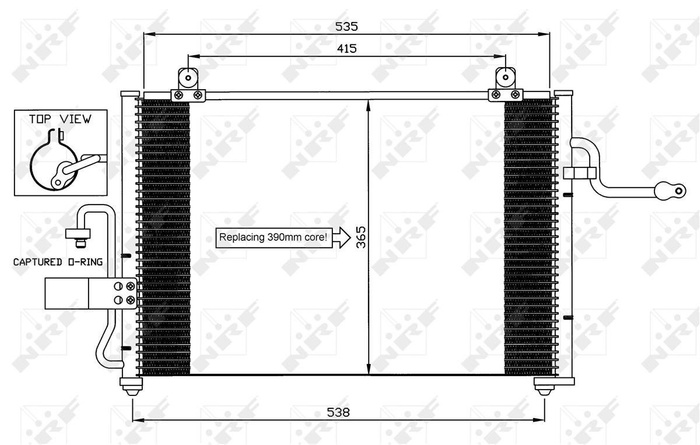 Condenser AC-20DA04_35568-NR